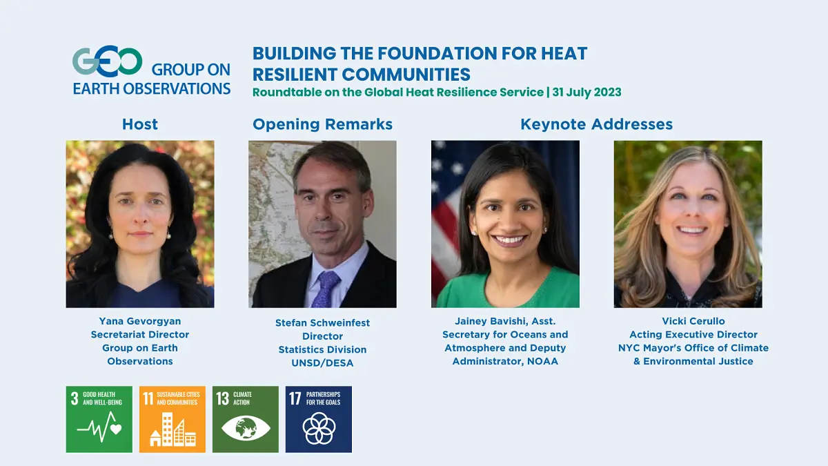Fighting the health risks of extreme heat with data: Expert roundtable on 31 July