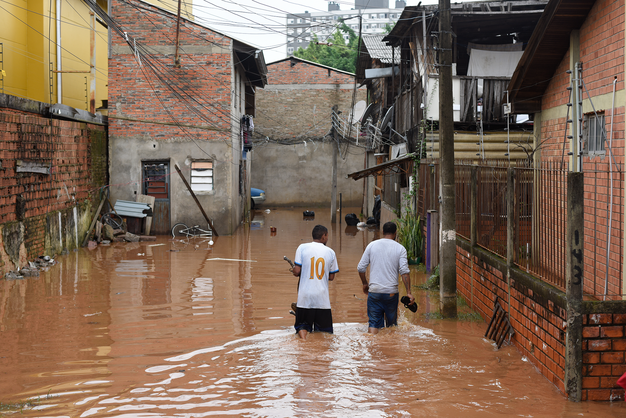 Historic flooding in southern Brazil. Porto Alegre, Rio Grande do Sul, May 2024.