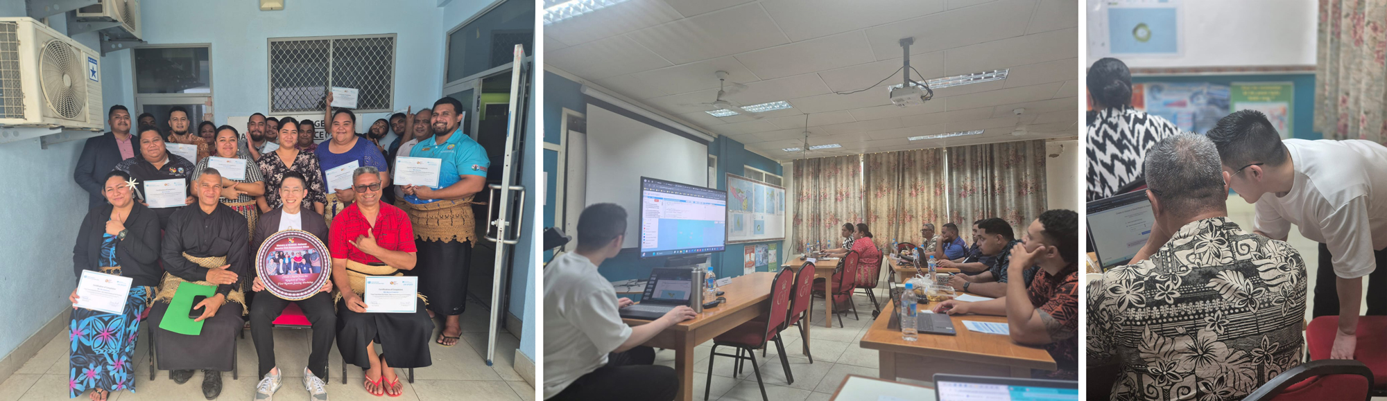 First Remote Sensing and GIS Workshop in Tonga