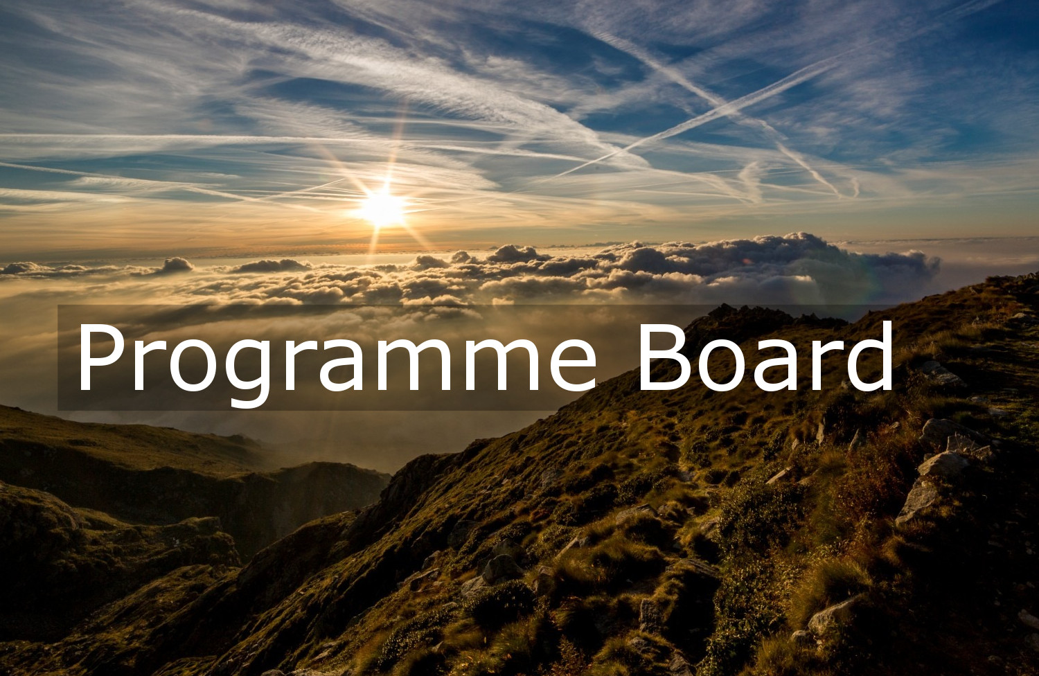 Call for nomination to the Programme Board